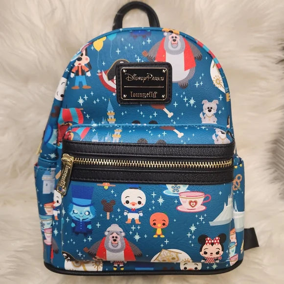 NWOT Disney Loungefly retired mini back pack and wallet! Disney Parks Mickey Minnie Runaway Railway Loungefly Wallet  main image 4